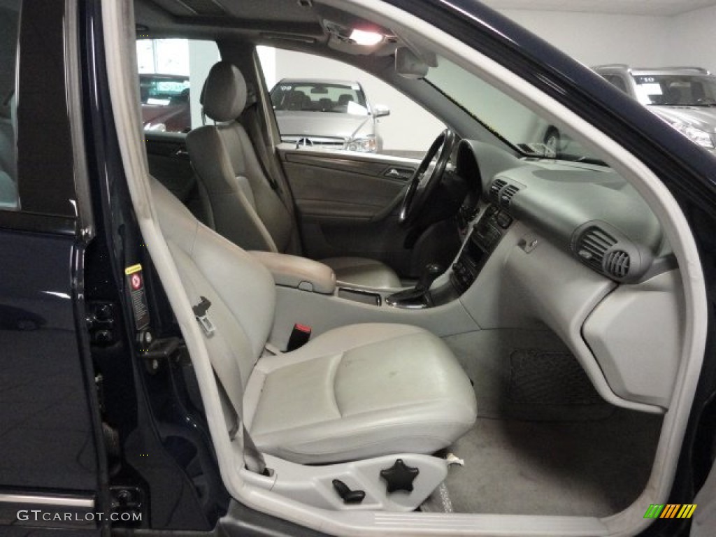 2004 C 230 Kompressor Sedan - Midnight Blue / Ash Grey photo #5