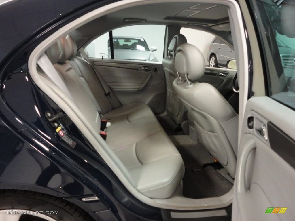 2004 C 230 Kompressor Sedan - Midnight Blue / Ash Grey photo #7