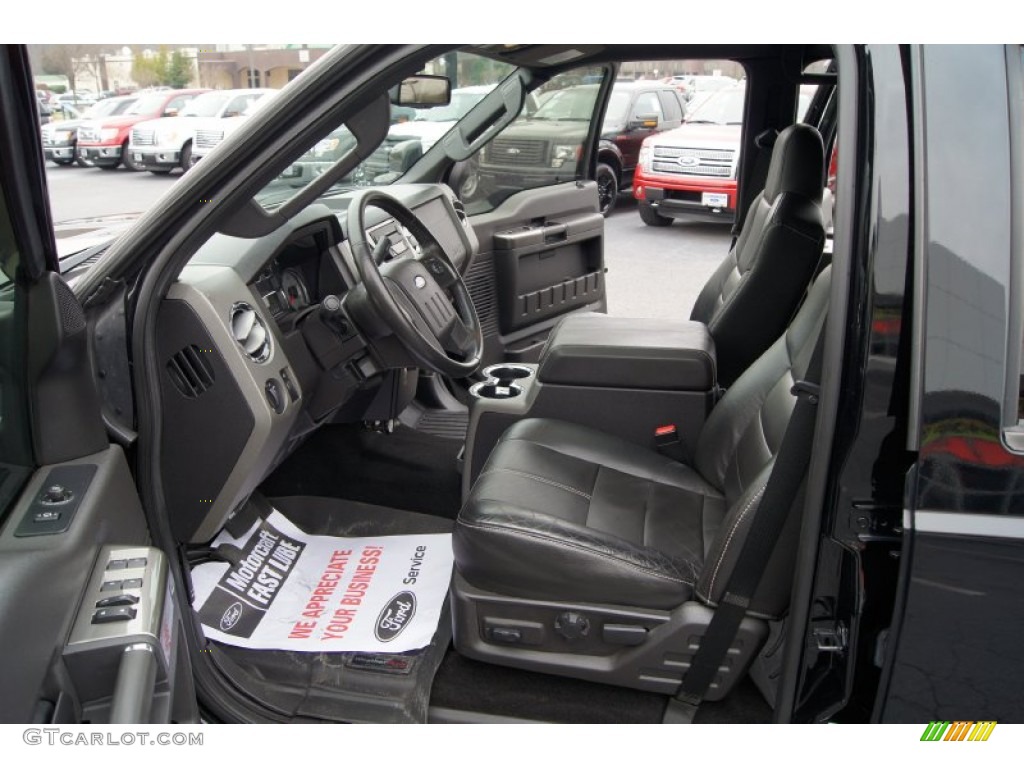 Ebony Interior 2008 Ford F250 Super Duty FX4 Crew Cab 4x4 Photo #60876912