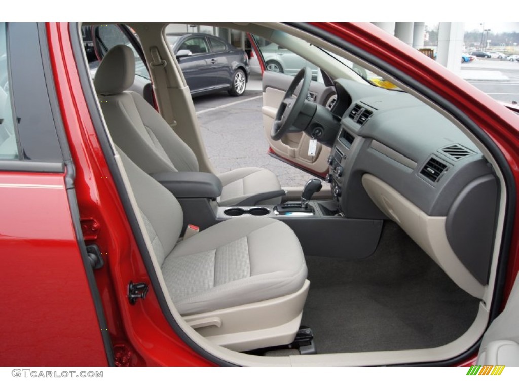 2010 Fusion S - Sangria Red Metallic / Medium Light Stone photo #12