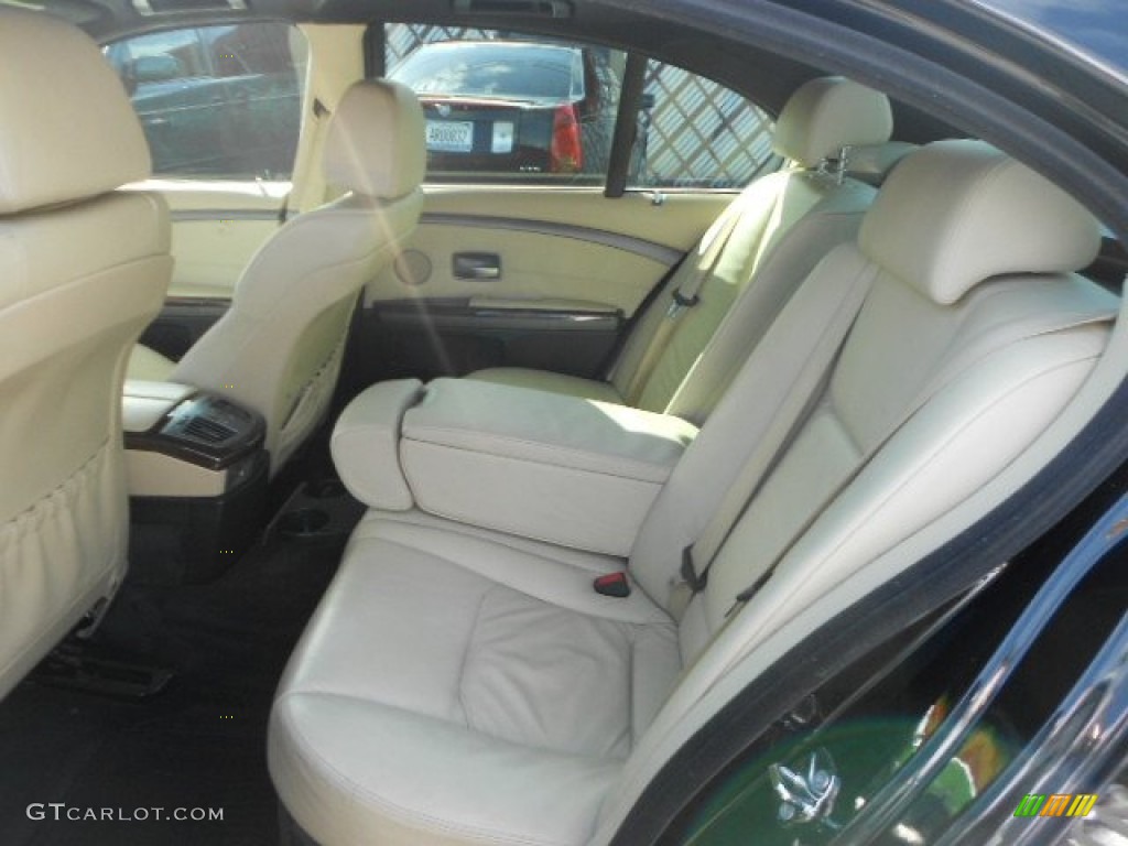 2003 7 Series 745i Sedan - Black Sapphire Metallic / Black/Natural Brown photo #18