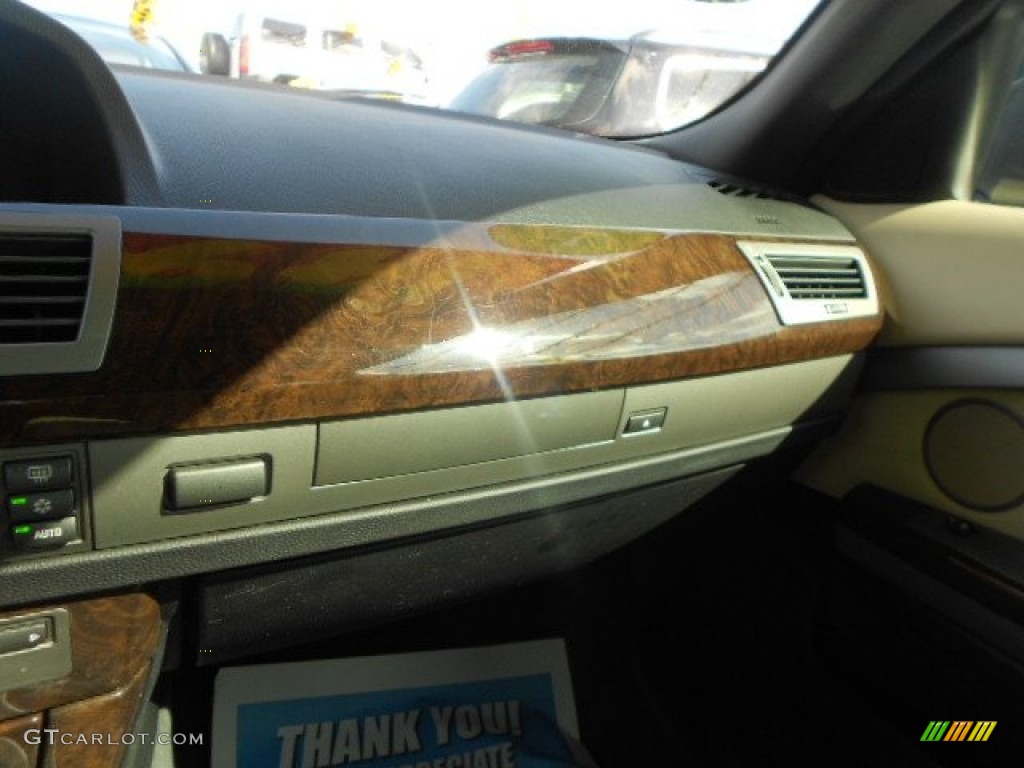 2003 7 Series 745i Sedan - Black Sapphire Metallic / Black/Natural Brown photo #20