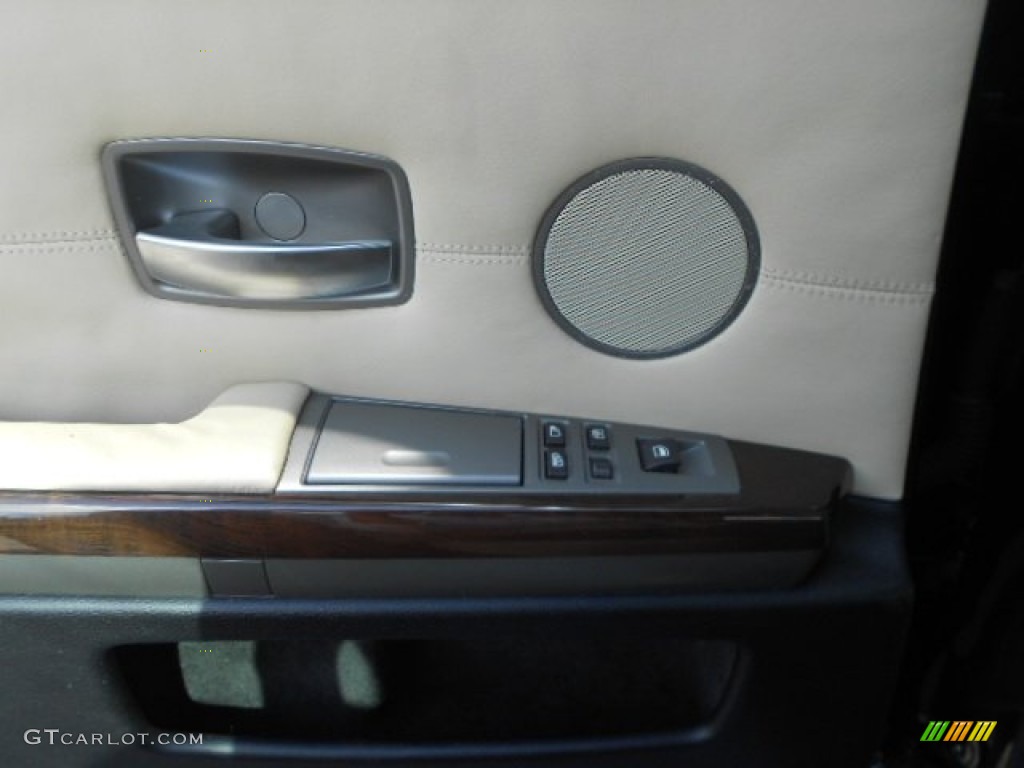 2003 7 Series 745i Sedan - Black Sapphire Metallic / Black/Natural Brown photo #27
