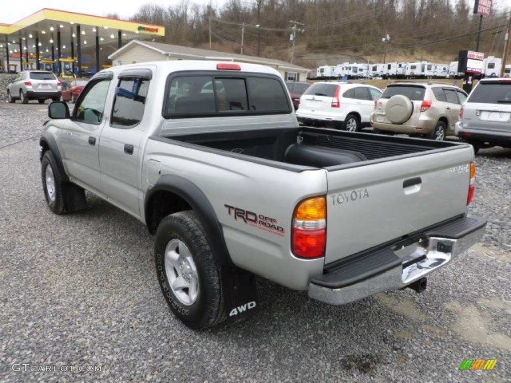 2004 Tacoma V6 TRD Double Cab 4x4 - Lunar Mist Metallic / Charcoal photo #4