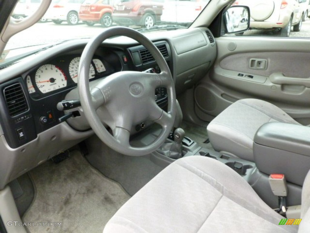 2004 Tacoma V6 TRD Double Cab 4x4 - Lunar Mist Metallic / Charcoal photo #11