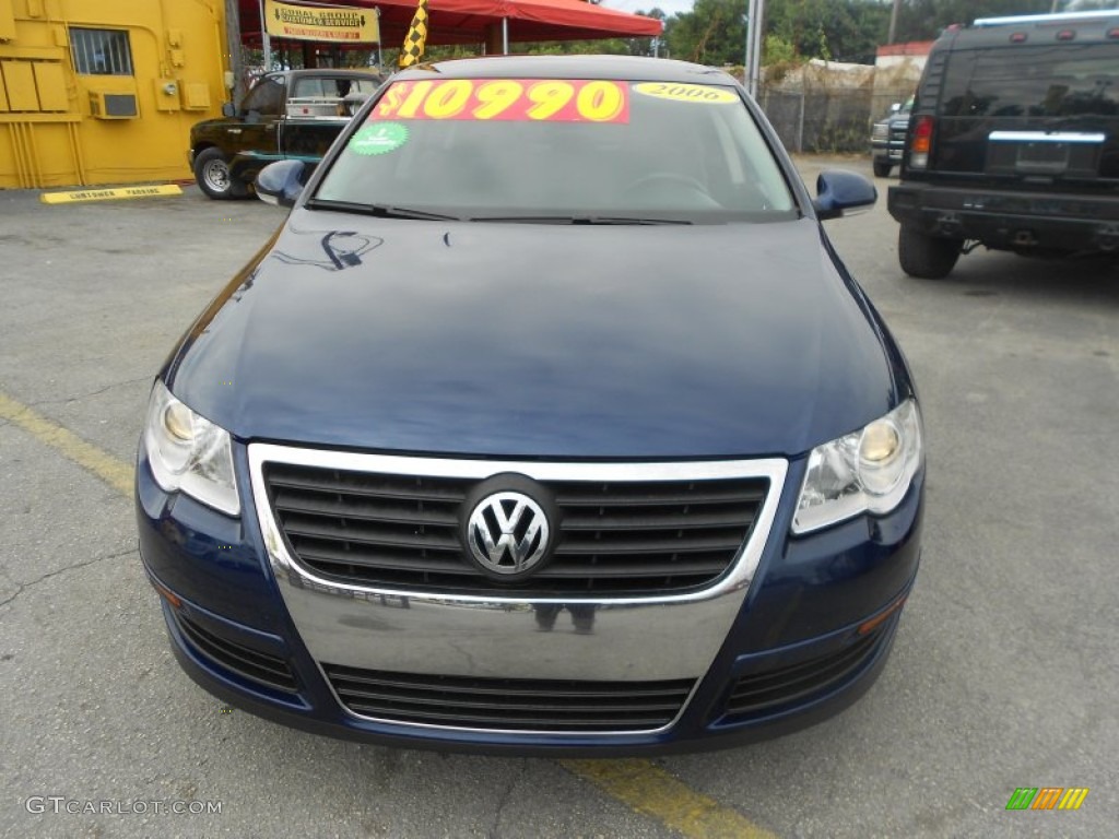 2006 Passat 2.0T Sedan - Shadow Blue / Black photo #2