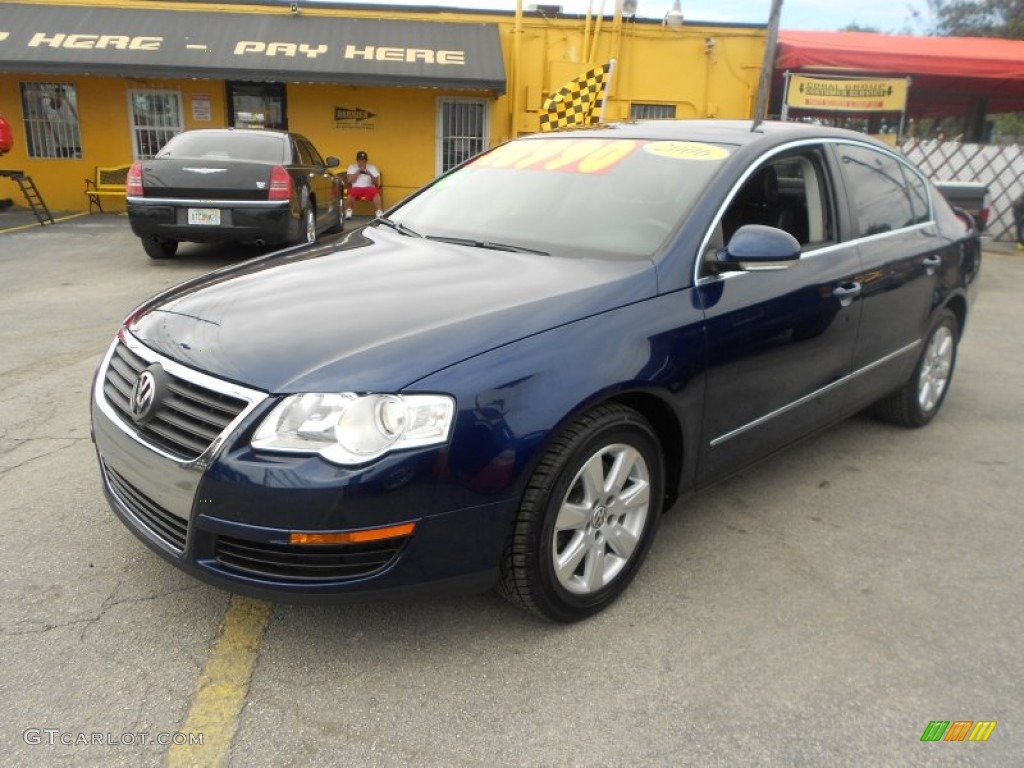 2006 Passat 2.0T Sedan - Shadow Blue / Black photo #3