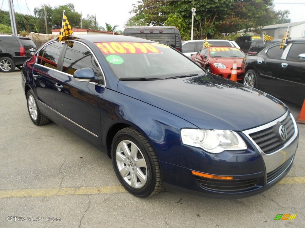2006 Passat 2.0T Sedan - Shadow Blue / Black photo #4