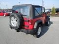 2012 Flame Red Jeep Wrangler Sport S 4x4  photo #4