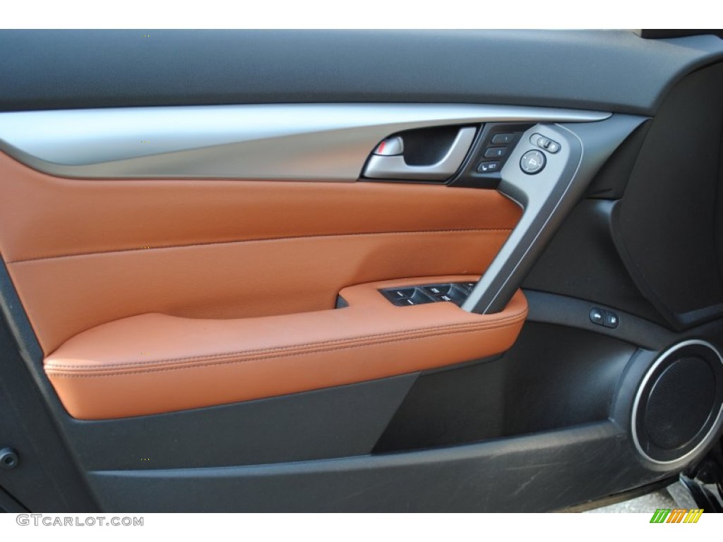 2010 Acura TL 3.7 SH-AWD Umber Brown Door Panel Photo #60880188