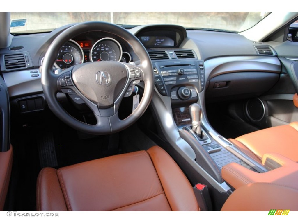 2010 Acura TL 3.7 SH-AWD Umber Brown Dashboard Photo #60880214