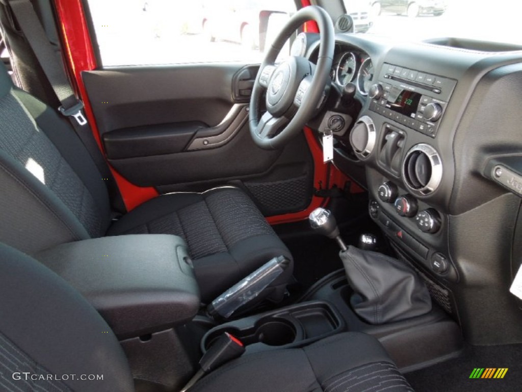 2012 Wrangler Sport S 4x4 - Flame Red / Black photo #17