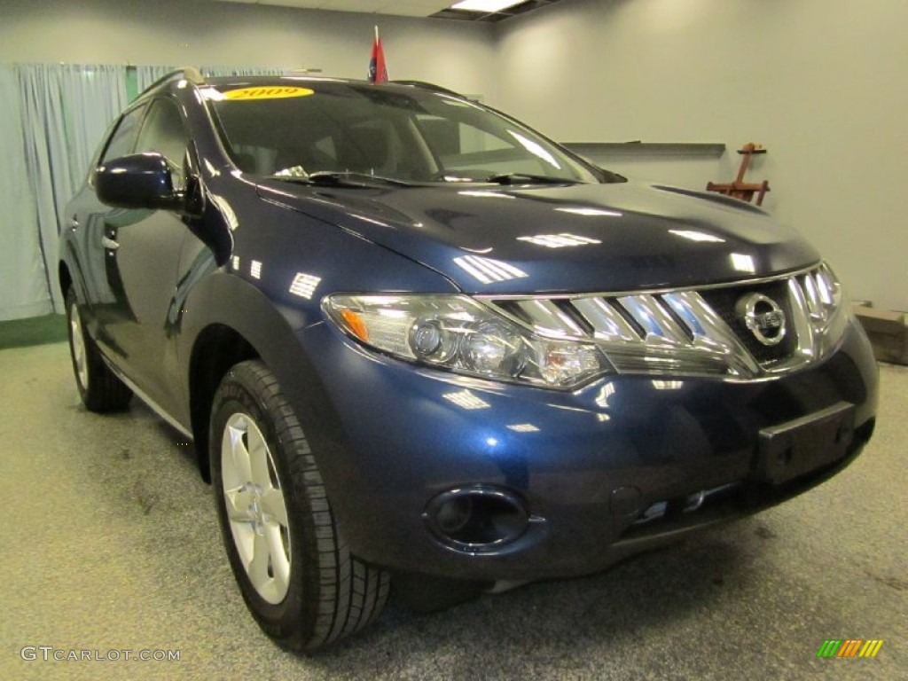 2009 Murano S AWD - Deep Sapphire Metallic / Black photo #1