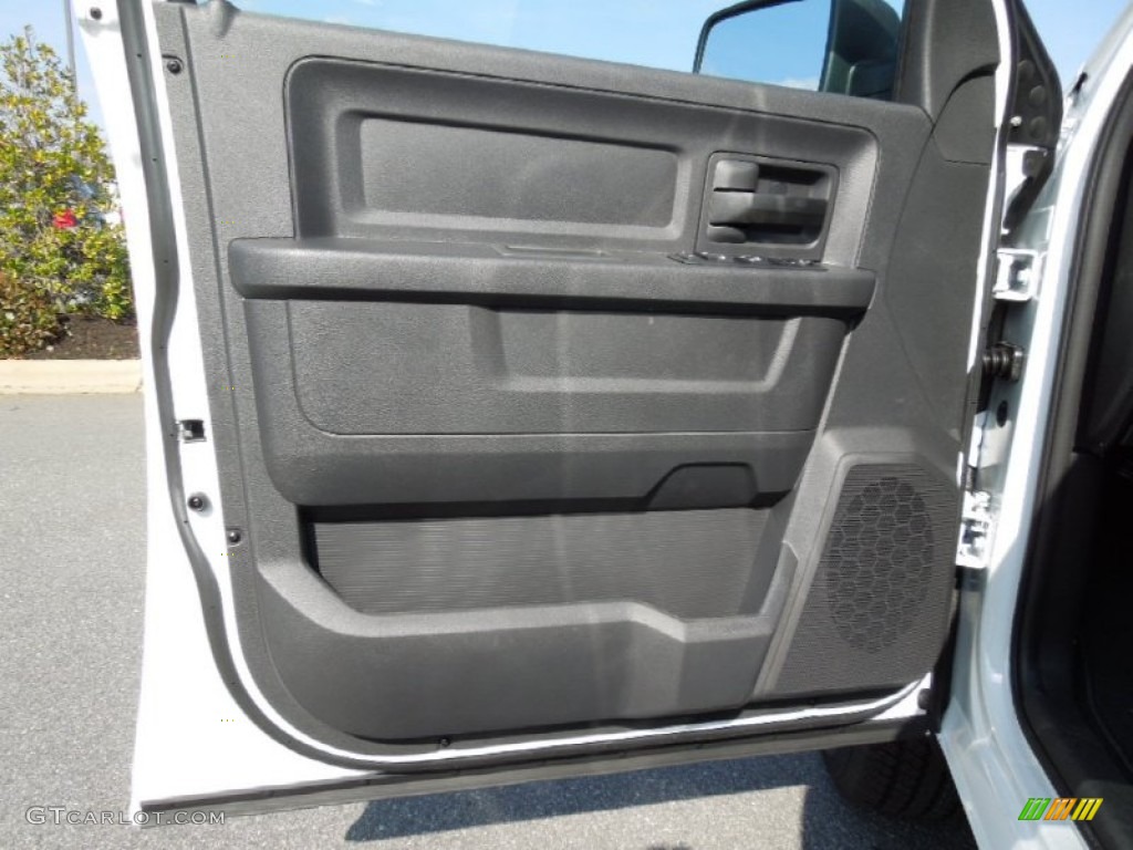 2012 Ram 1500 Express Quad Cab 4x4 - Bright White / Dark Slate Gray/Medium Graystone photo #9