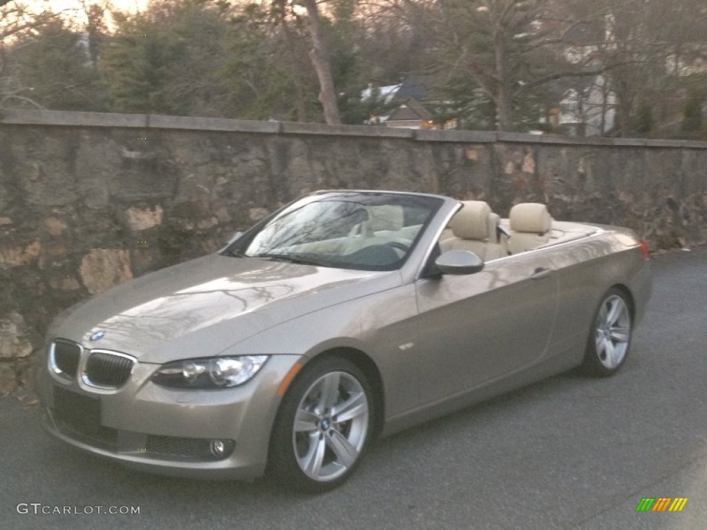 2007 3 Series 335i Convertible - Platinum Bronze Metallic / Cream Beige photo #2