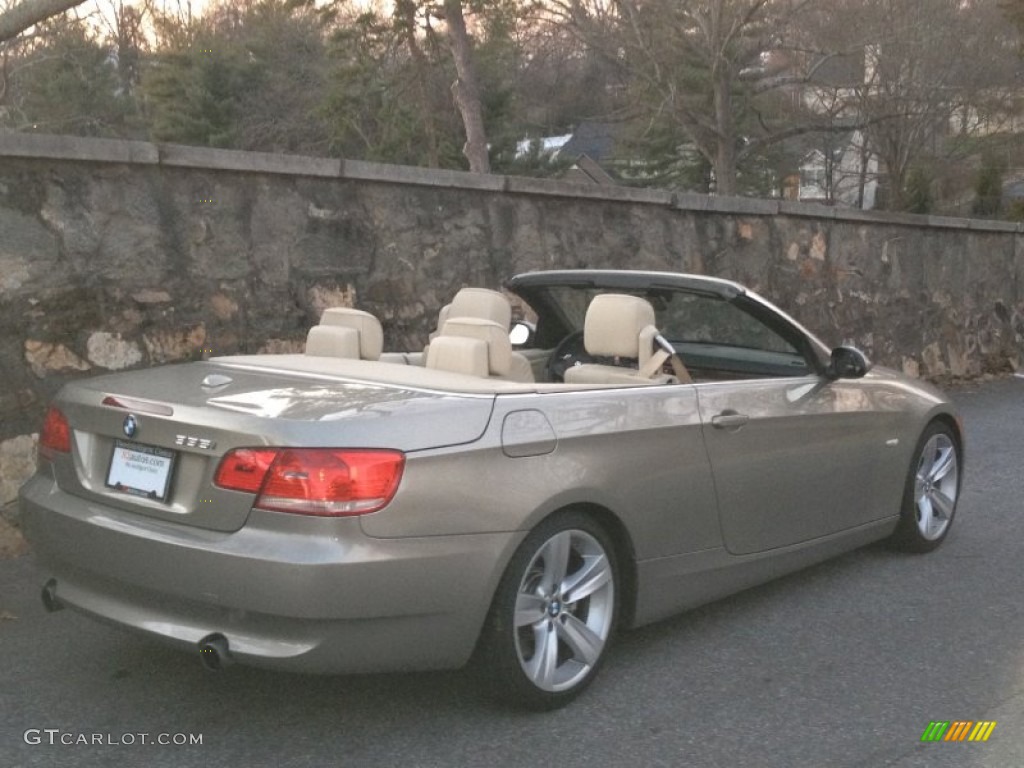 2007 3 Series 335i Convertible - Platinum Bronze Metallic / Cream Beige photo #4
