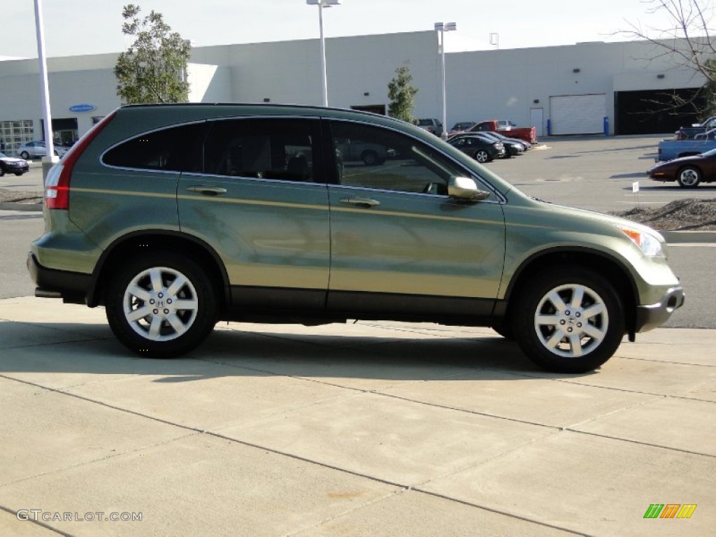 2008 CR-V EX-L - Green Tea Metallic / Ivory photo #4