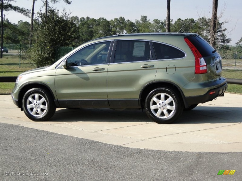 2008 CR-V EX-L - Green Tea Metallic / Ivory photo #7