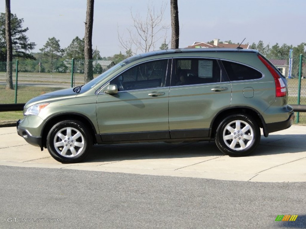 2008 CR-V EX-L - Green Tea Metallic / Ivory photo #8