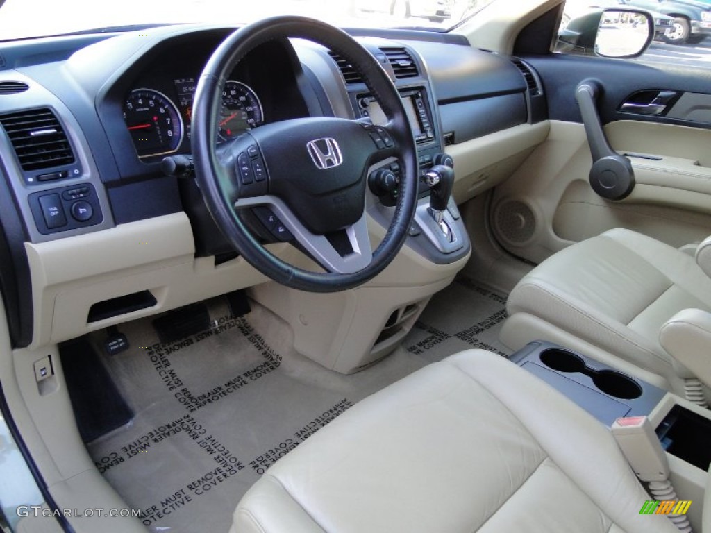 2008 CR-V EX-L - Green Tea Metallic / Ivory photo #11