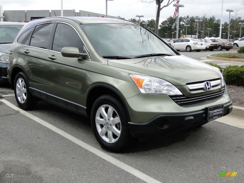 2008 CR-V EX-L - Green Tea Metallic / Ivory photo #40