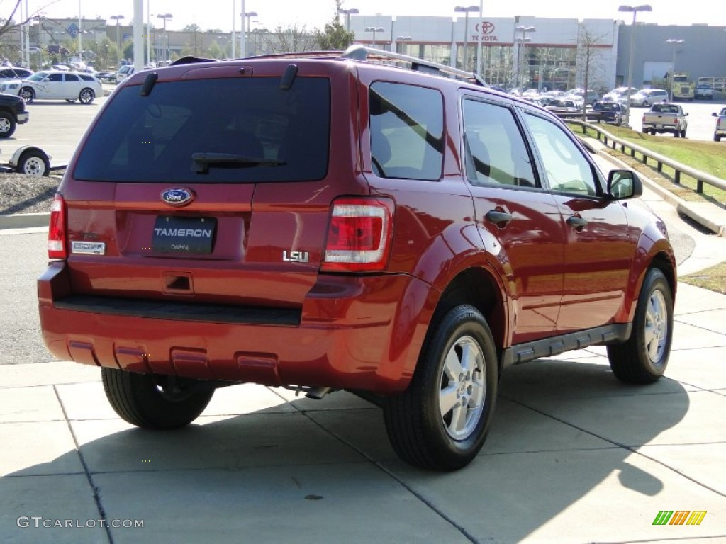 2009 Escape XLT V6 - Redfire Pearl / Camel photo #5