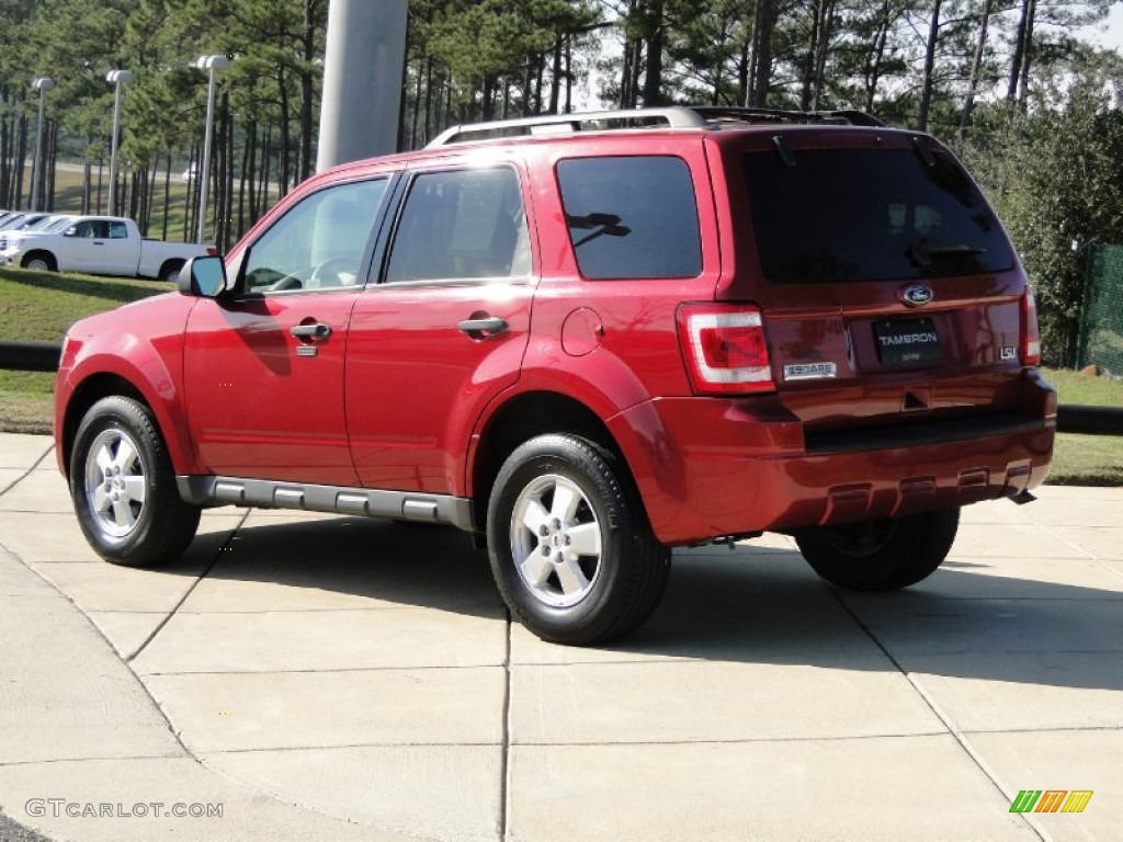 2009 Escape XLT V6 - Redfire Pearl / Camel photo #6