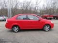 Victory Red 2010 Chevrolet Aveo LT Sedan Exterior