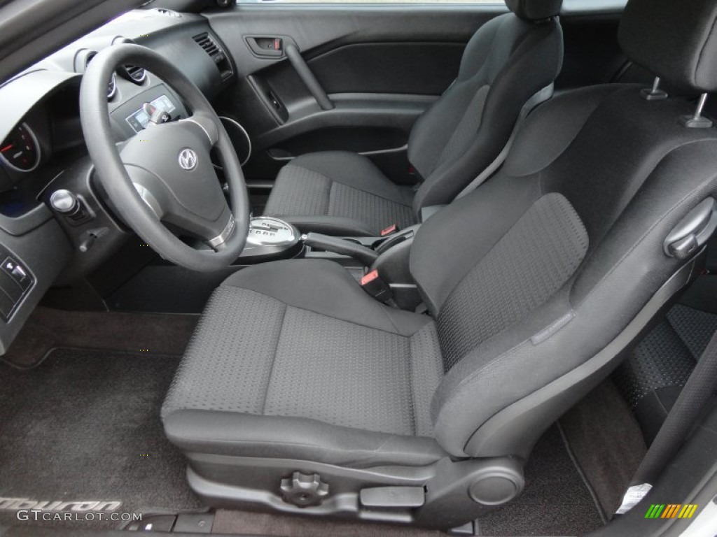 GS Black Cloth Interior 2008 Hyundai Tiburon GS Photo #60883903