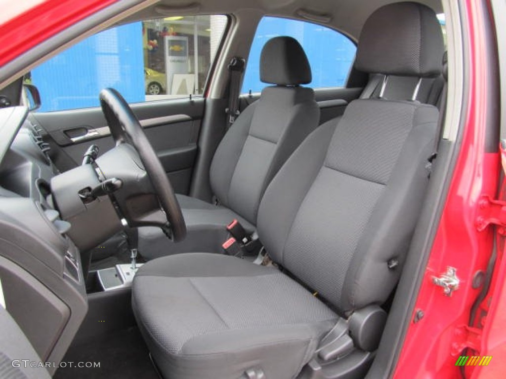 2010 Aveo LT Sedan - Victory Red / Charcoal photo #9