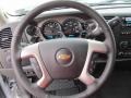 Ebony 2012 Chevrolet Silverado 2500HD LT Extended Cab 4x4 Steering Wheel