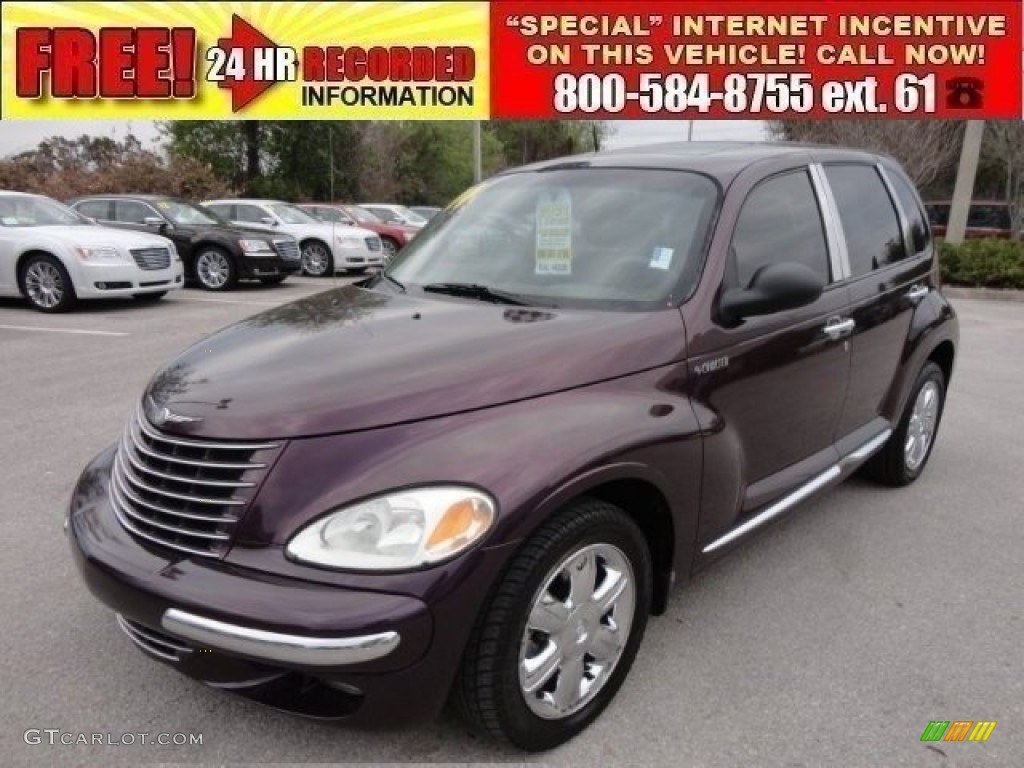 2004 PT Cruiser Limited - Dark Plum Pearlcoat / Dark Slate Gray photo #1