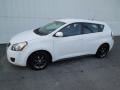 Ultra White 2009 Pontiac Vibe Standard Vibe Model Exterior