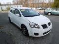 Ultra White 2009 Pontiac Vibe Standard Vibe Model Exterior