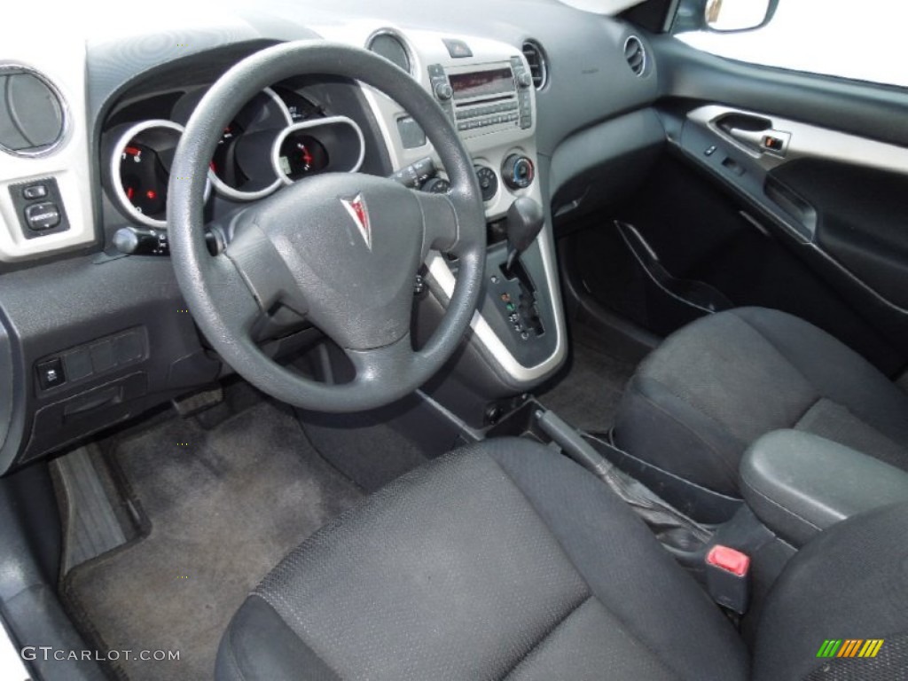 Ebony Interior 2009 Pontiac Vibe Standard Vibe Model Photo #60884703