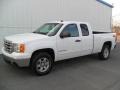 2008 Summit White GMC Sierra 1500 SLE Extended Cab 4x4  photo #1