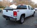 2008 Summit White GMC Sierra 1500 SLE Extended Cab 4x4  photo #4