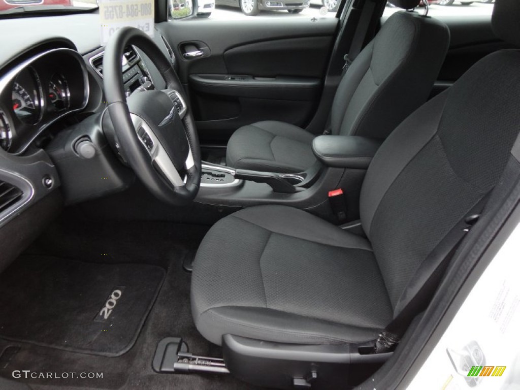 Black Interior 2011 Chrysler 200 Touring Photo #60884841