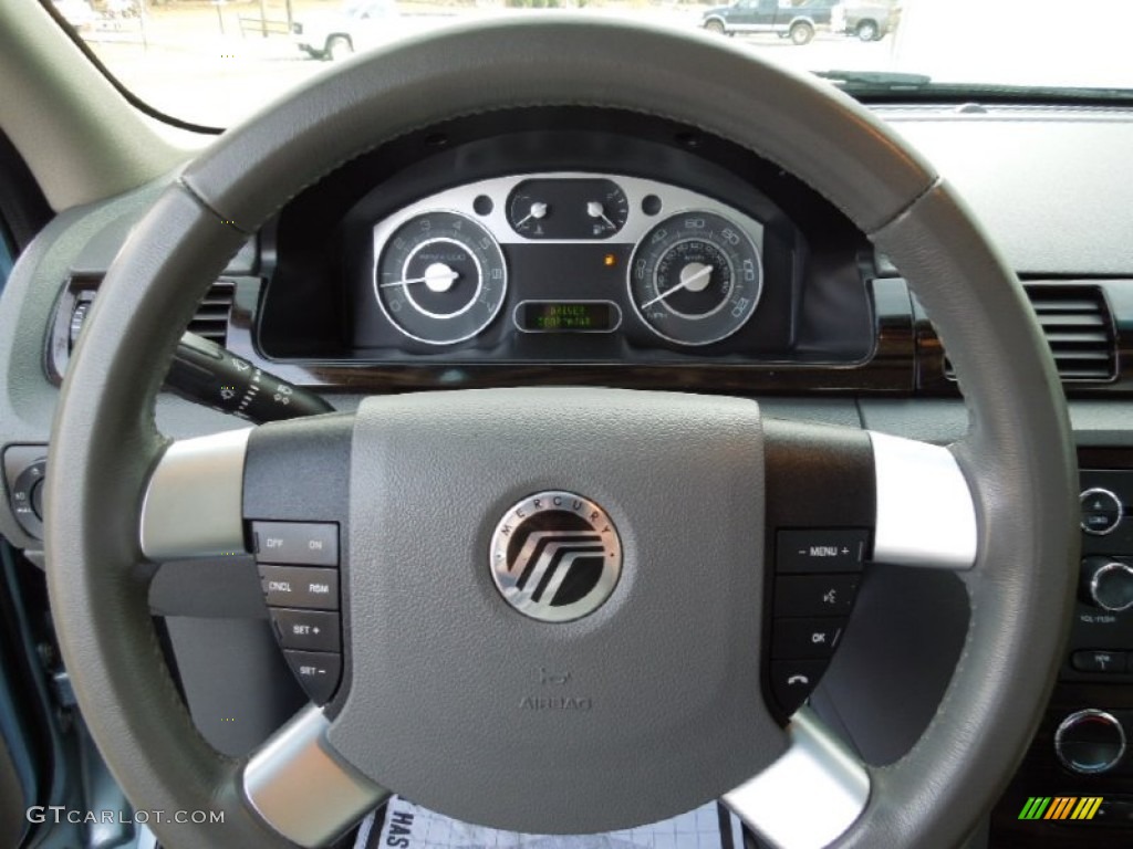 2008 Sable Premier Sedan - Light Ice Blue Metallic / Charcoal Black/Medium Light Stone photo #12