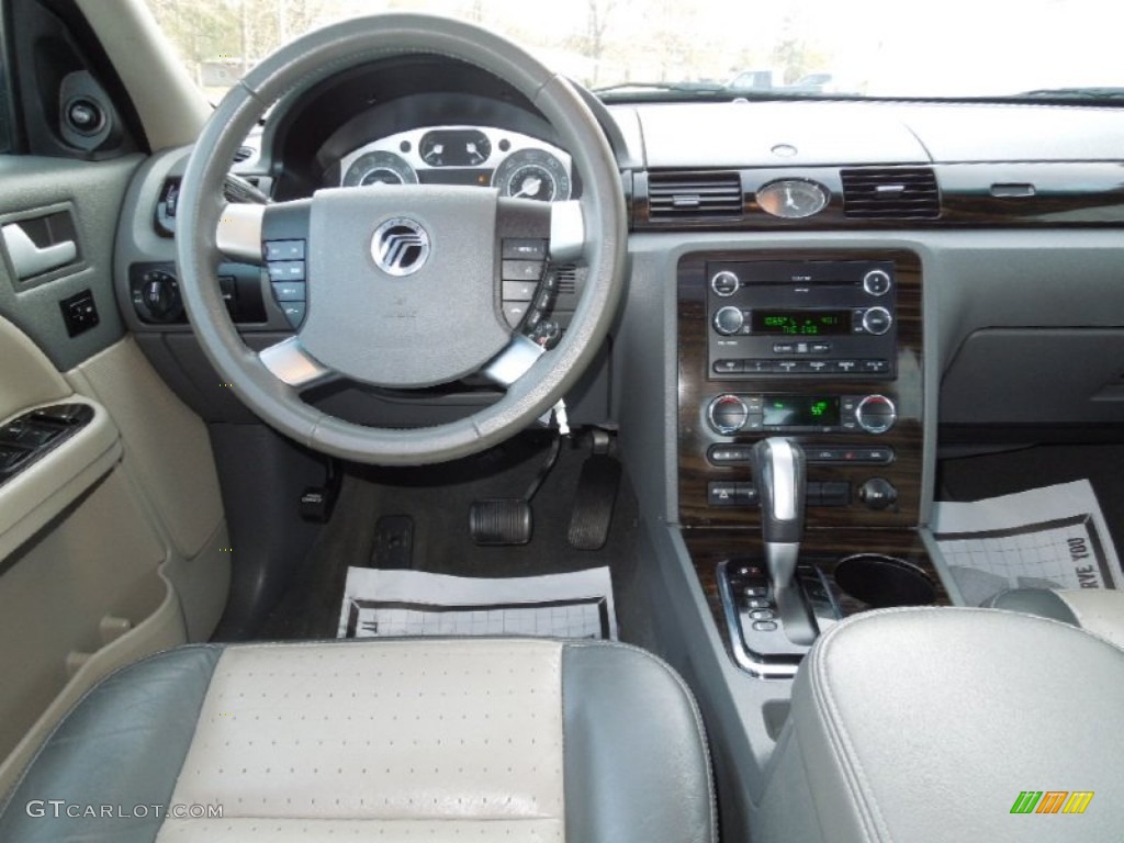 2008 Mercury Sable Premier Sedan Charcoal Black/Medium Light Stone Dashboard Photo #60885330