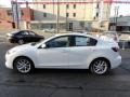  2012 MAZDA3 i Grand Touring 4 Door Crystal White Pearl Mica
