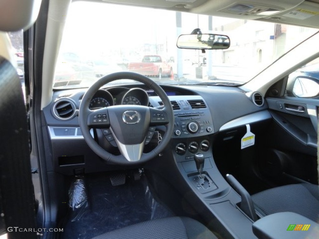 2012 Mazda MAZDA3 i Touring 4 Door Black Dashboard Photo #60886539
