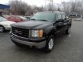 2007 Onyx Black GMC Sierra 1500 SLE Crew Cab 4x4  photo #2