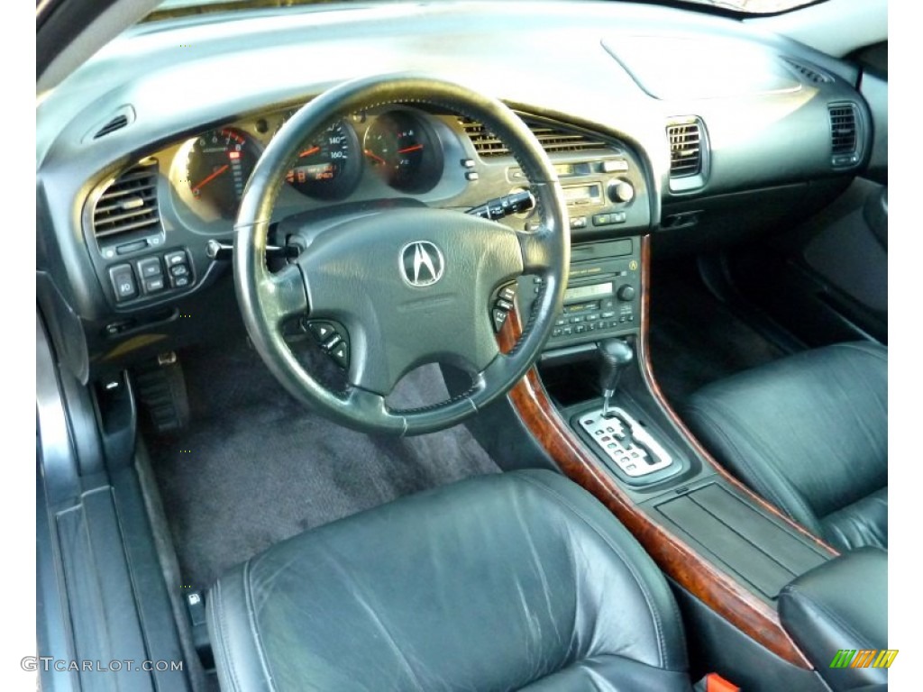 2002 Acura TL 3.2 Ebony Dashboard Photo #60887818