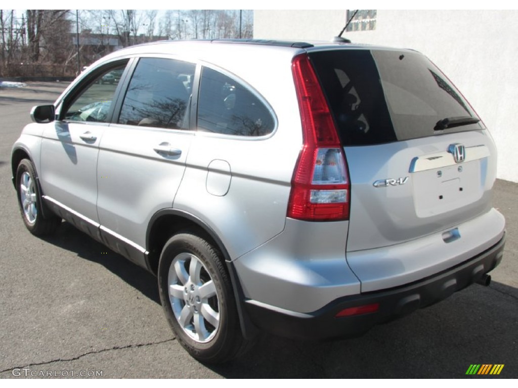 2009 CR-V EX-L 4WD - Alabaster Silver Metallic / Black photo #8