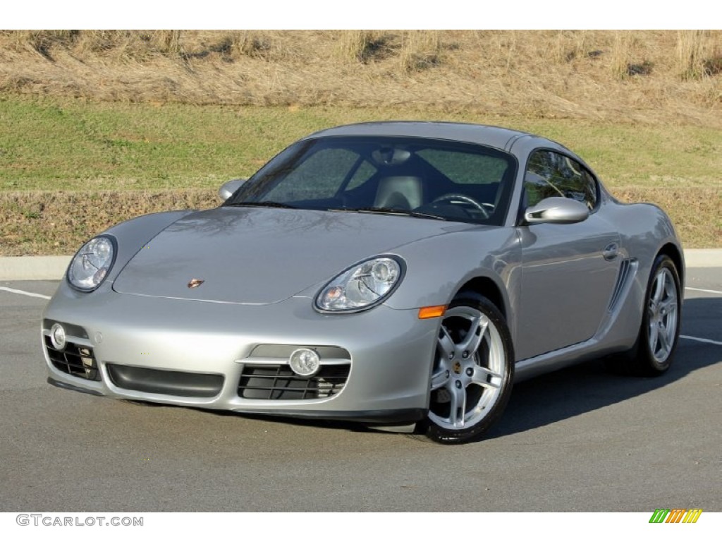Arctic Silver Metallic 2008 Porsche Cayman Standard Cayman Model Exterior Photo #60888187