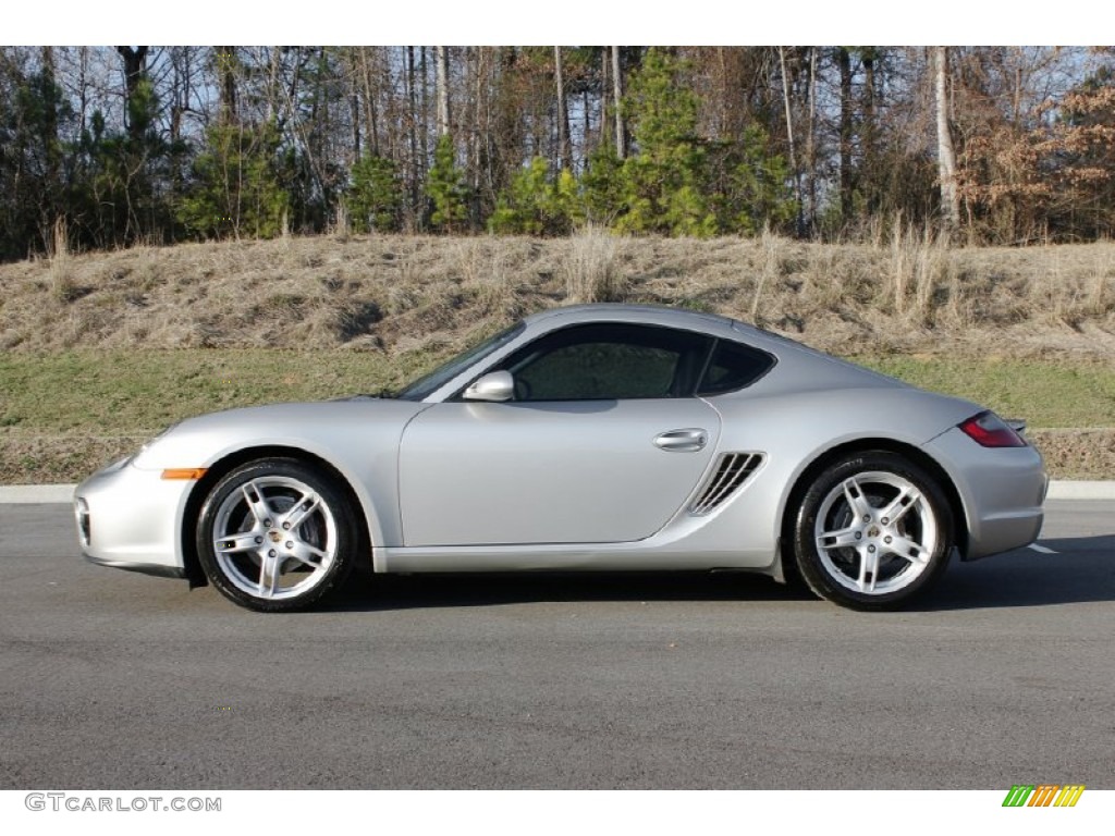 Arctic Silver Metallic 2008 Porsche Cayman Standard Cayman Model Exterior Photo #60888268