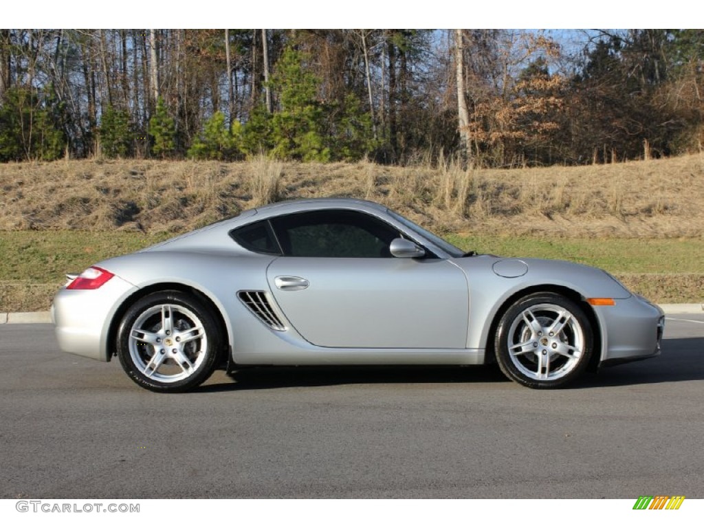 Arctic Silver Metallic 2008 Porsche Cayman Standard Cayman Model Exterior Photo #60888322