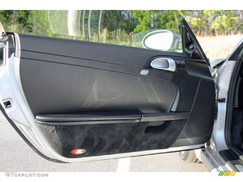 2008 Porsche Cayman Standard Cayman Model Black Door Panel Photo #60888526