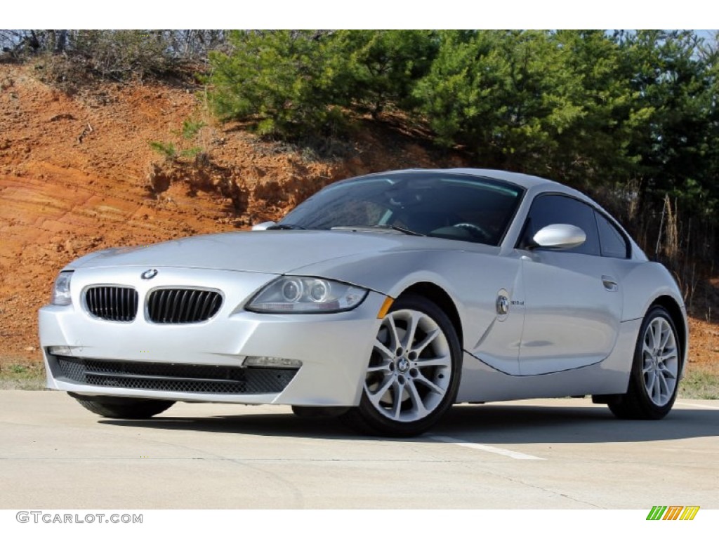 2006 Z4 3.0si Coupe - Titanium Silver Metallic / Black photo #1